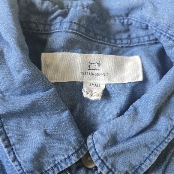 Thread And Supply Denim Dress Size Small - Picture 7 of 8